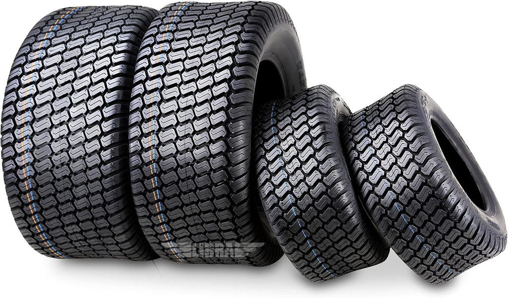 WANDA Set 4 16X7.5-8 & 23X10.5-12 Lawn Mower Tractor Cart Turf Tires 4 Ply-13020/13049