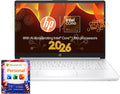HP Everyday Laptop | Office 365 | Intel Quad-Core Processor | 11.5 HRs Battery | 64GB SSD, 8GB RAM | Copilot AI Windows 11 w/o Mouse