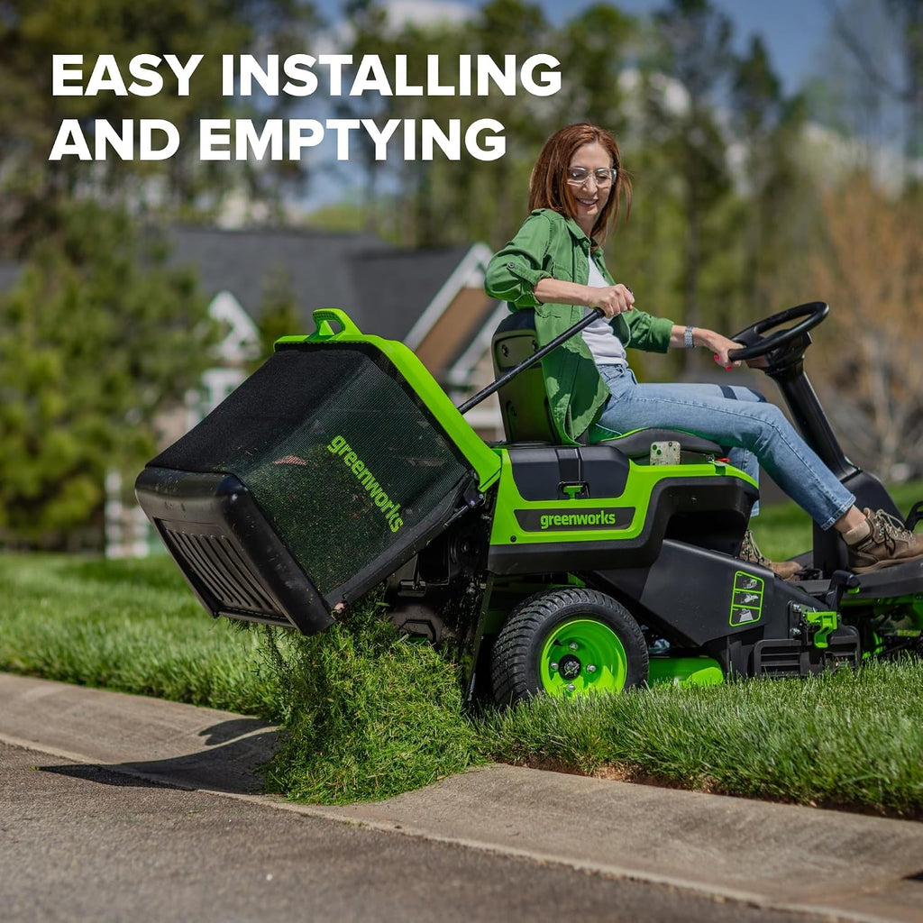Greenworks 30' Riding Mower Bagging Kit, Efficient Grass Collection