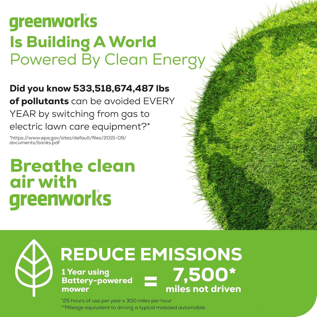 Greenworks 80V 21' Brushless Cordless (Self-Propelled) Lawn Mower (75+ Compatible Tools), 4.0Ah Battery and 60 Minute Rapid Charger Included