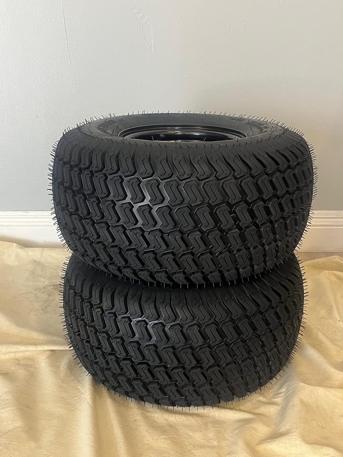2 NEW HORSESHOE 22x11.00-10 6Ply Turf Trac Pattern for Ridding Lawn Mower Garden Tractor Tires Tubeless 22x11-10 T198 22110010