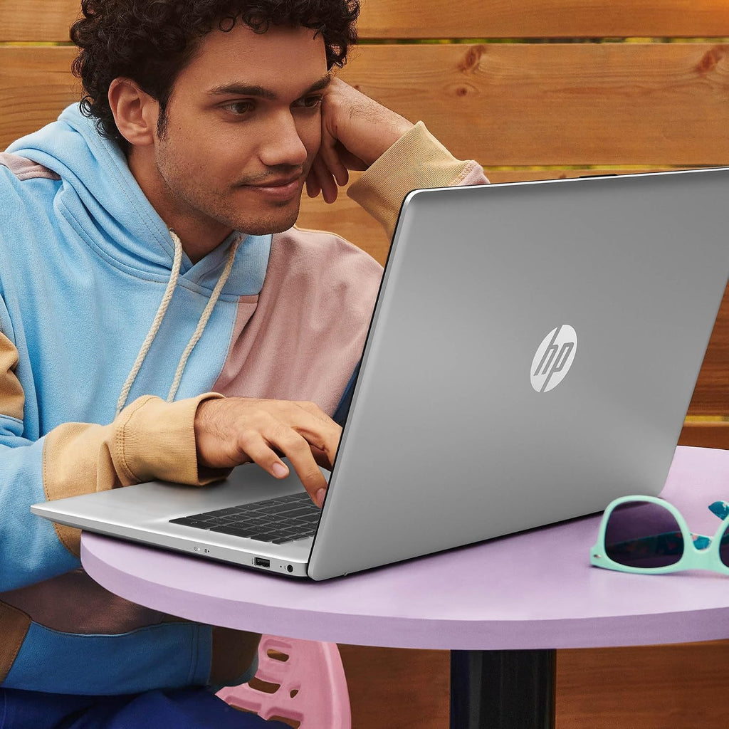HP 17.3 inch Laptop, FHD Display, Intel Core i5-1334U, 16 GB RAM, 512 GB SSD, Intel Iris Xe Graphics, Windows 11 Home, Natural Silver, 17-cn3399nr