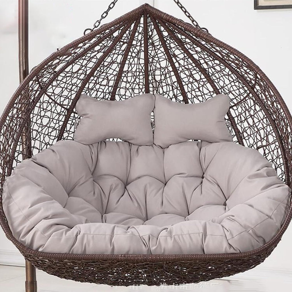 Hanging Basket Cushion Enlarged Thick Cushion Double Swing Sofa Cushion Indoor Rocking Chair Cushion for Furniture Swing Patio,A2
