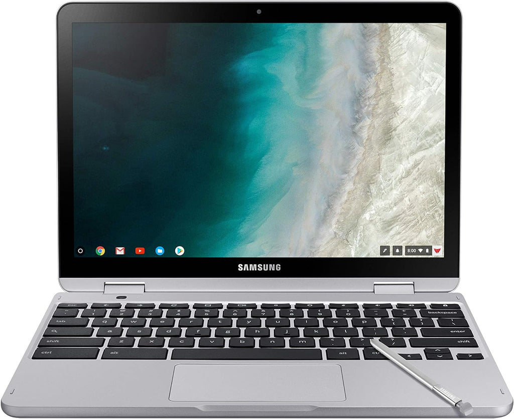 Samsung Chromebook Plus V2 2-in-1 Laptop- 4GB RAM, 64GB eMMC, 13MP Camera, Chrome OS, 12.2', 16:10 Aspect Ratio- XE520QAB-K03US Light Titan