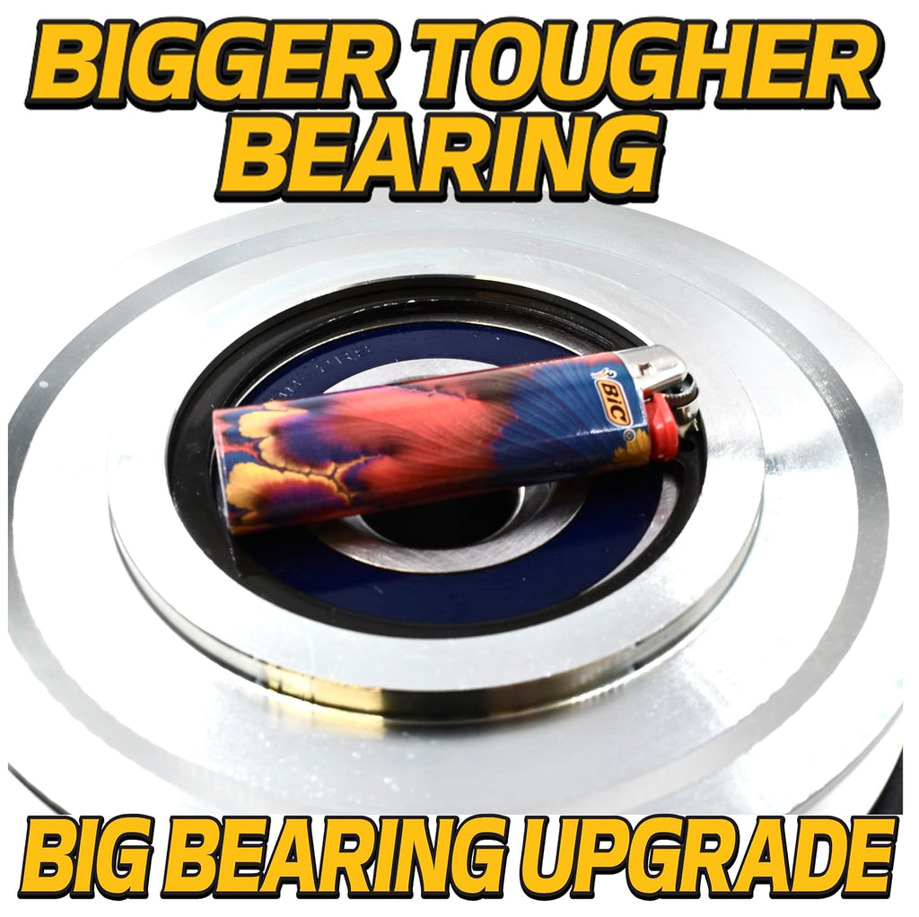 HD Switch HiTorque 260ftlb (OEM 225) BIGBearing Billet Pulley PTO Clutch 522829 for Warner 5228-29 w/Larger Replaceable Pulley Bearing OEM Upgrade Lawn Mower
