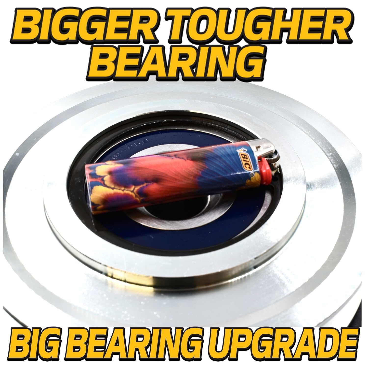 HD Switch HiTorque 260ftlb (OEM 225) BIGBearing Billet Pulley PTO Clutch 522829 for Warner 5228-29 w/Larger Replaceable Pulley Bearing OEM Upgrade Lawn Mower