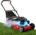 Self Propelled Gas Lawn Mower,141cc OHV Engine with Air Cooling, 20' Steel Deck, 3-in-1 Cutting System, 8-Level Height Adjustment, 20L Grass Catcher, Foldable Design Red (US Fast Arrival)