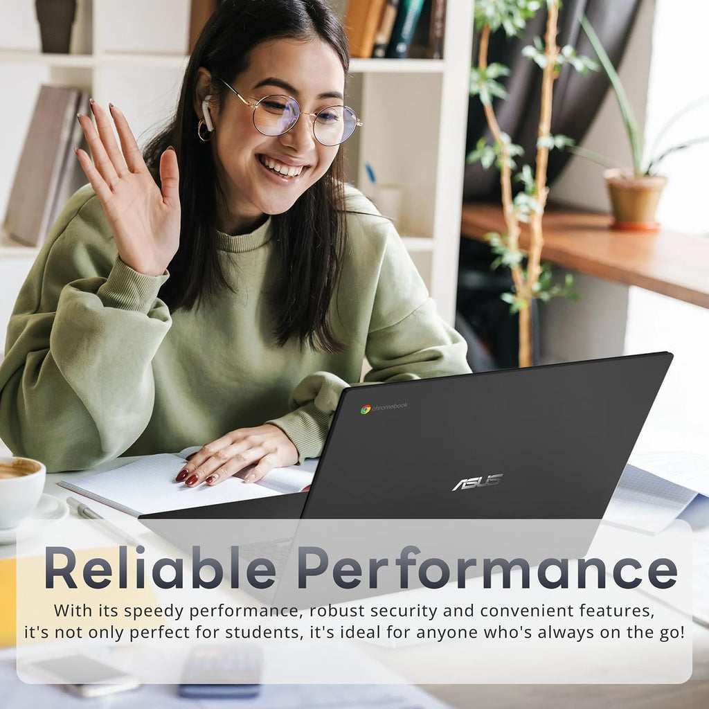 ASUS Chromebook CX1700 17.3' FHD Laptop, Intel Celeron N4500 Processor, 4GB RAM, 128GB eMMC, Intel UHD Graphics, 720P Webcam, Wi-Fi 6, Bluetooth, Chrome OS, Gray (Renewed)