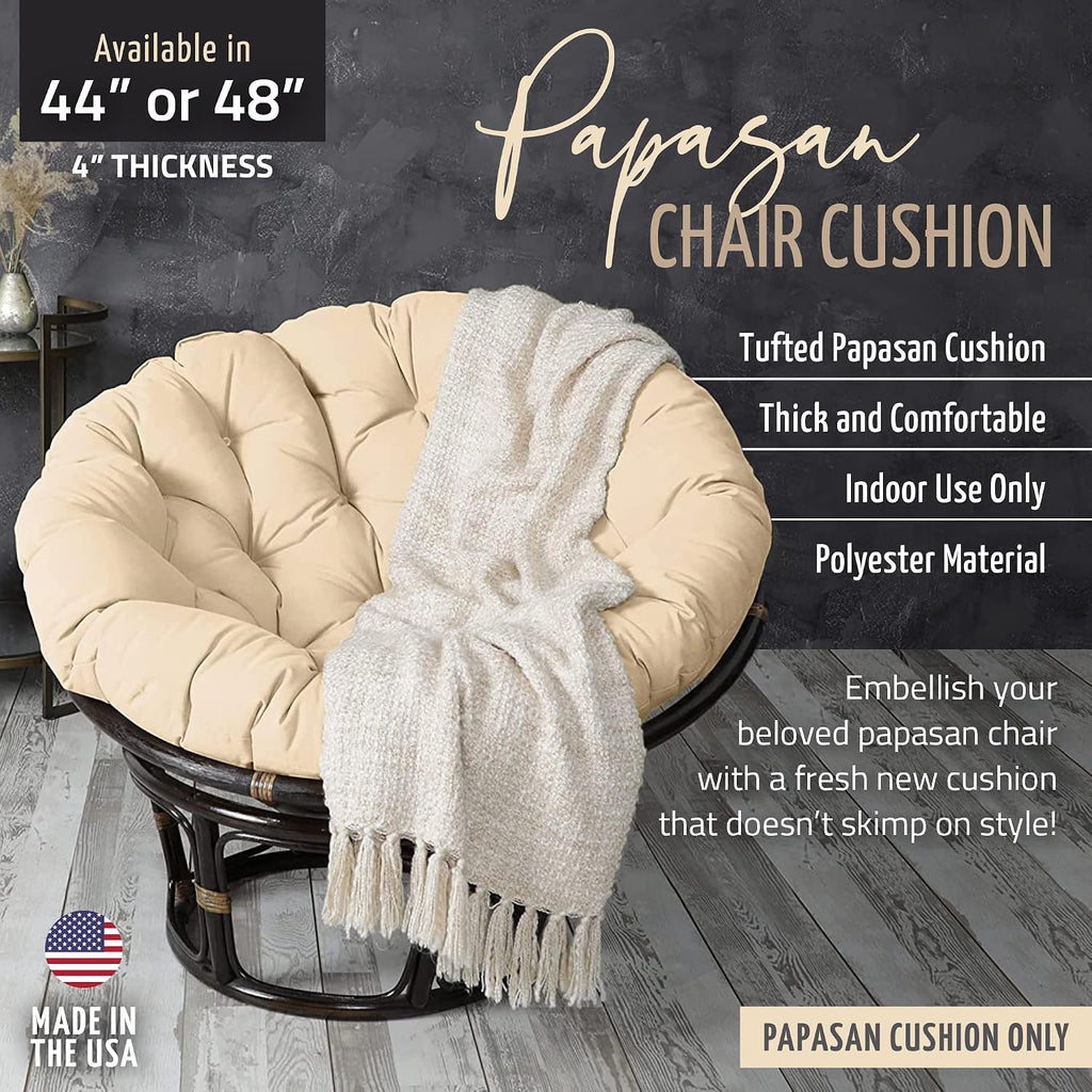 Mozaic Home Papasan Polyester Cushion, 1 Count (Pack of 1), Blush Pink