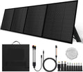 Portable 200 Watt 12V Foldable Solar Panel with Adjustable Kickstands and Waterproof IP65 Design for Power Station, Travel, Outdoor Camping, RVs, and Off-Grid Applications