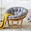 FXBZA Oversized Thickened Round Hanging Egg Chair - CozySwing Rocking Seat for Leisure Indoor/Outdoor Use (90x90cm/35.43x35.43in)