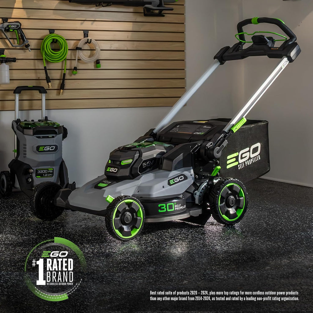 EGO Power+ Electric Lawn Mower, Self-Propelled Cordless with 30' Super Composite Deck, Battery and Charger Not Included - LM3000SP