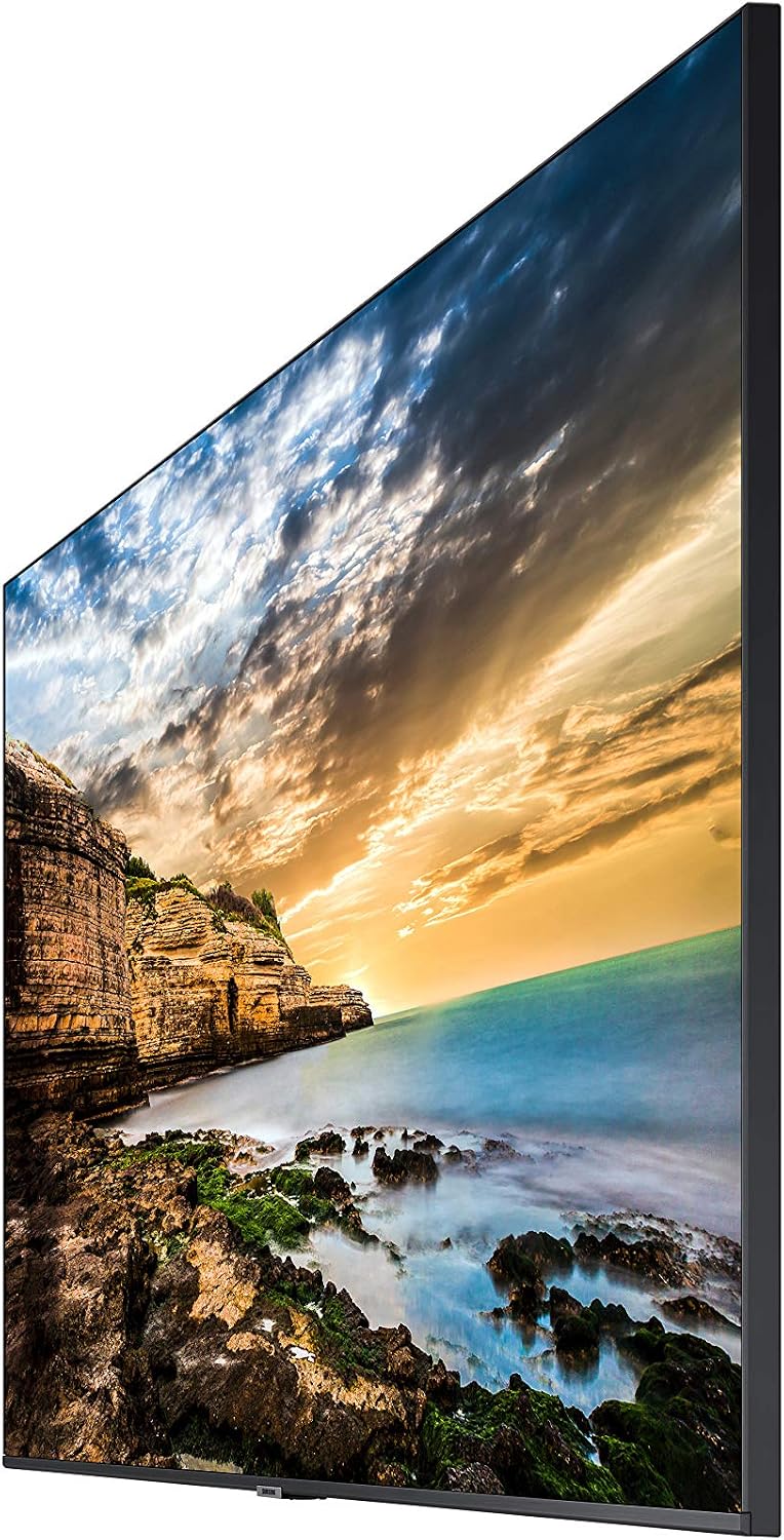 SAMSUNG Business QE70T 70-inch 4K UHD 3840x2160 LED Commercial Signage Display, HDMI, USB, Speakers, 3-Yr Wrnty, 16/7 Operation, 300 nit (LH70QETELGCXGO), Black