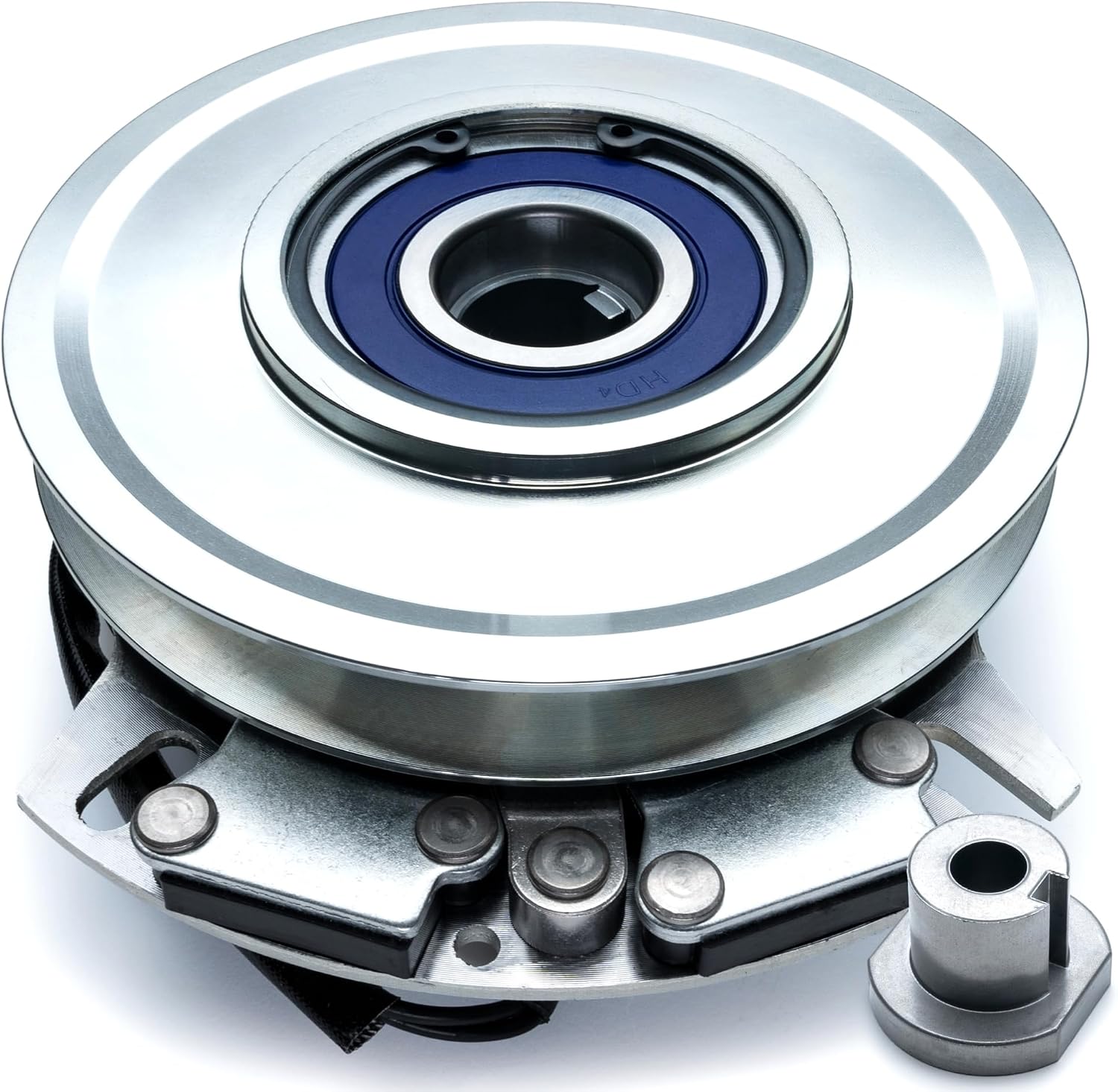 HD Switch HiTorque 130ftlb Upgrade (OEM 105) BIGBearing Billet Pulley PTO Clutch 127-3408 5219-172 fits Toro eXmark TimeCutter Quest Electric Lawn Mower Clutch w/Larger & Replacable Pulley Bearing