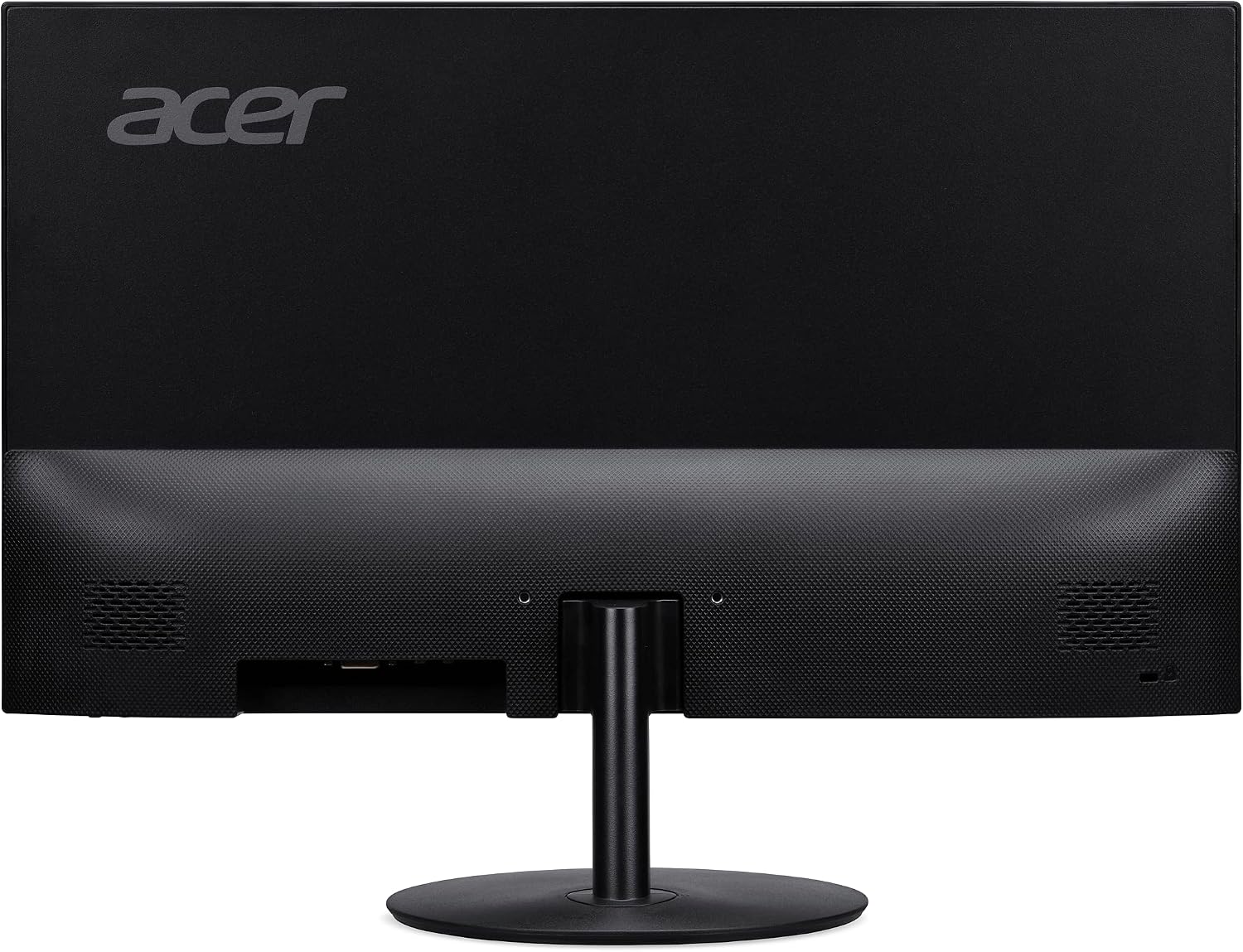 acer 27' UHD 3840 x 2160 Ultra-Thin IPS Home Office Monitor | Adaptive-Sync (FreeSync Compatible) | 2 Speakers, 1W Per Speaker | ZeroFrame Design | 1 x Display Port 1.2, 1 x HDMI 2.0 | SB272K bmiipx