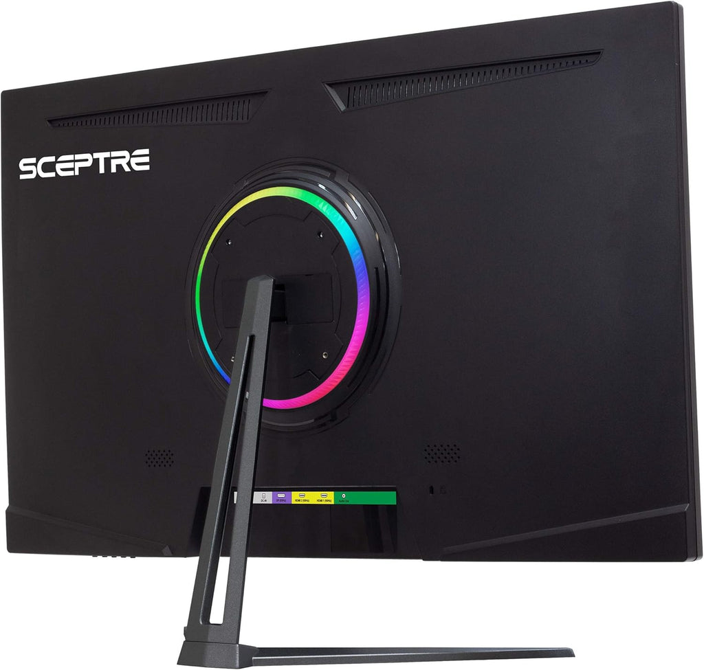 Sceptre New 32' QHD 1440p 2560x1440 LED Monitor HDMI DisplayPort up to 85Hz Build-in Speakers Blue Light Shift, Machine Black 2020