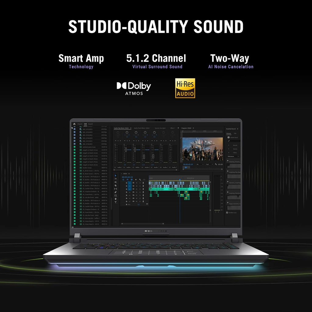 ASUS ROG Strix G16 (2025) Gaming Laptop, 16' ROG Nebula Display 16:10 2.5K 240Hz/3ms, NVIDIA® GeForce RTX™ 5070 Laptop GPU, Intel® Core™ Ultra 9 275HX, 32GB DDR5, 2TB Gen 4 SSD, Wi-Fi 7, Win 11 Pro