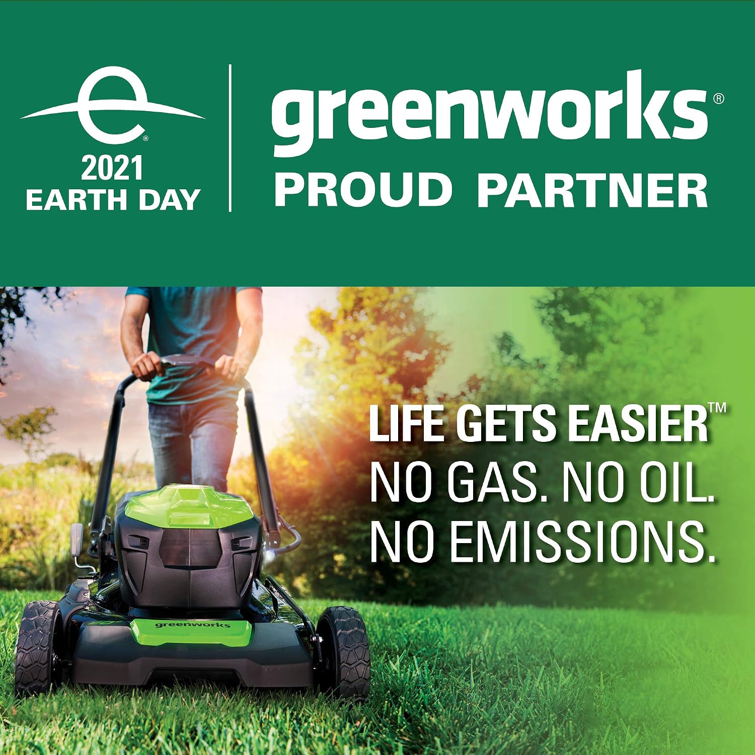 Greenworks Pro 80V 21-Inch 80V Push Lawn Mower, Tool Only
