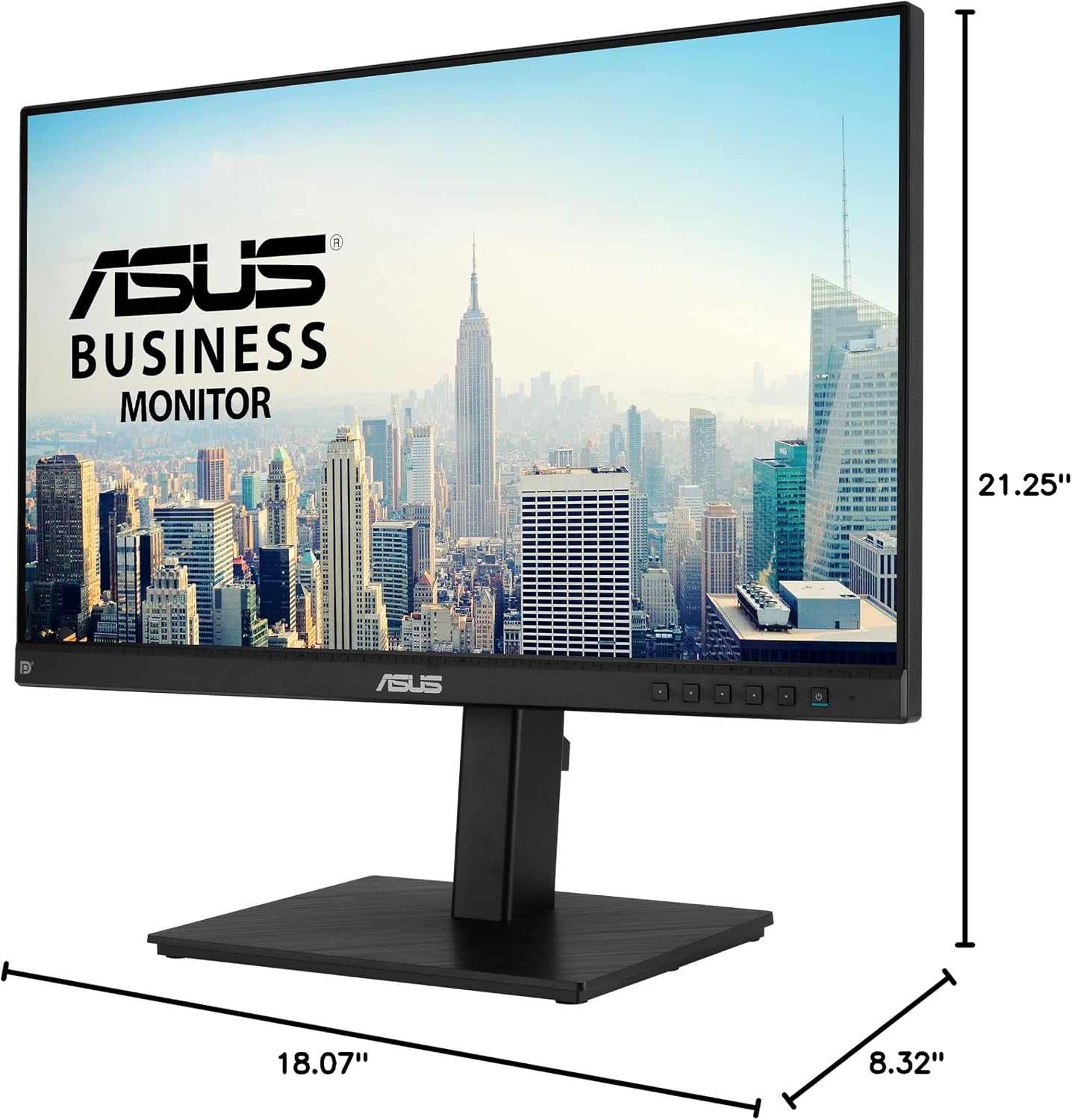ASUS 24' 1080P Multi-Touch Monitor (BE24ECSBT) - Full HD, IPS, 10-Point Touch, IPS, Eye Care, USB-C with Power Delivery, HDMI, DisplayPort Daisy Chain, Height Adjustable, VESA Wall Mountable