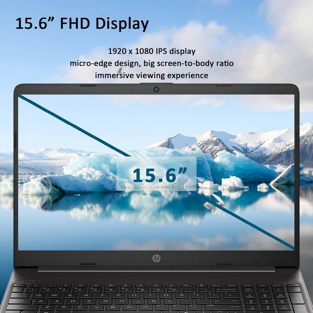 HP 15.6' FHD New Business Laptop 2025/2026 Edition, Intel 13th High-Performance 6-core i3 CPU, 16GB RAM, 1TB SSD, Long Battery Life, Ethernet & SD Card, Win 11 Pro with Microsoft Office, WOWPC USB