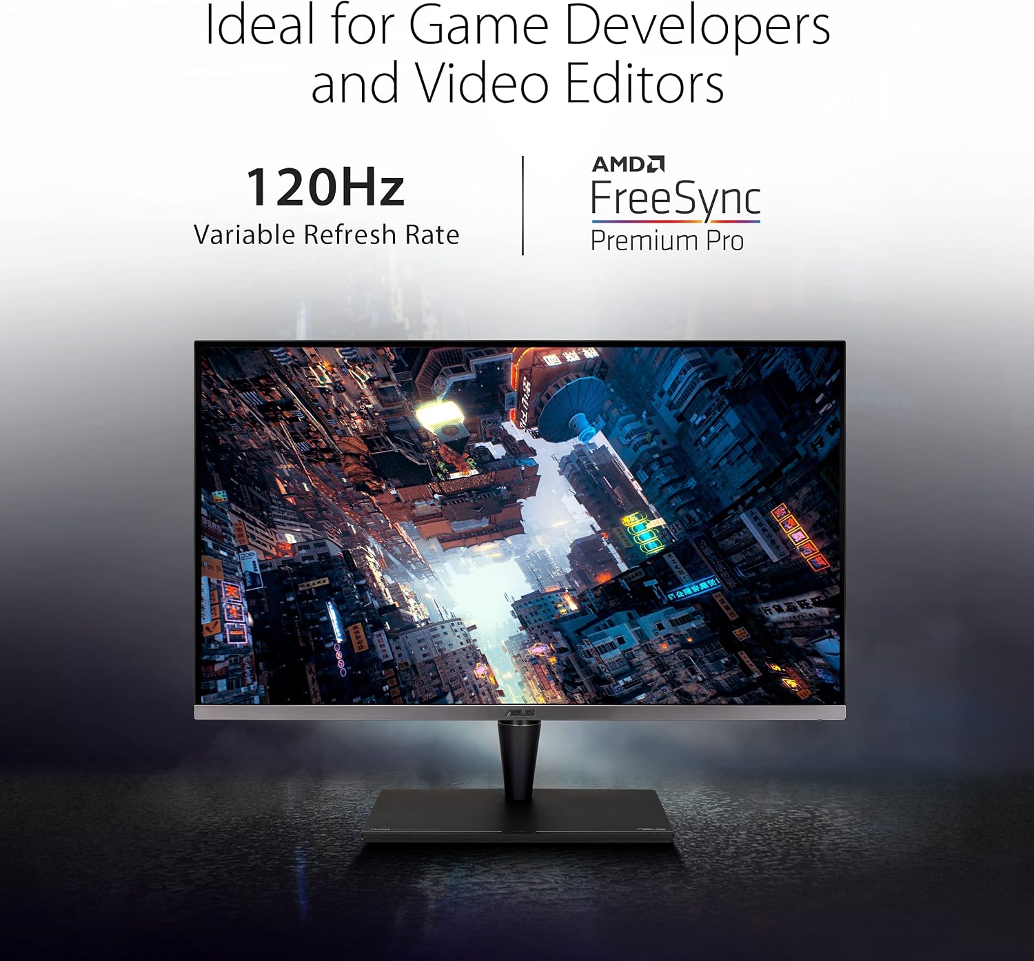 ASUS ProArt Display 32' 4K HDR Computer Monitor (PA32UCG-K) - UHD (3840 x 2160), Mini-LED IPS, 1600nits, 120Hz, 10-bit, Thunderbolt 3, HDMI2.1, w/Calibrator, Compatible with Laptop & Mac Monitor