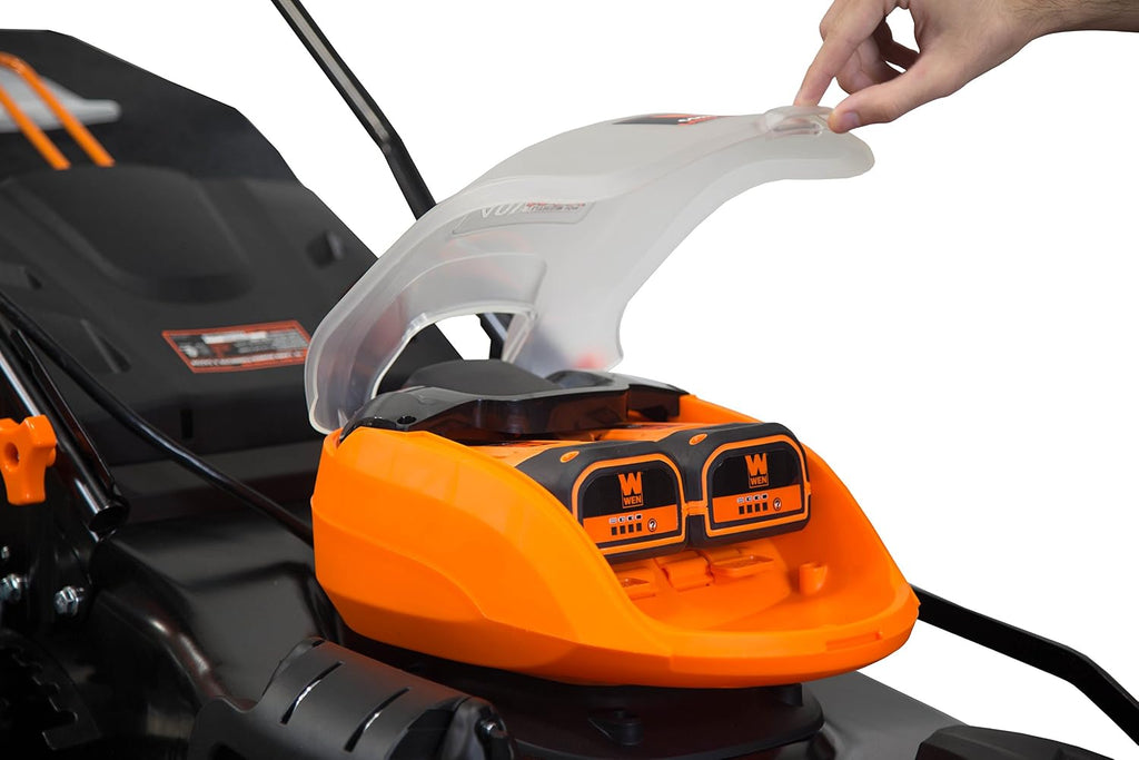 Wen Cordless Electric Lawn Mower, 19-Inch Deck (Tool Only, 40V Max Battery Not Included) (40439BT)