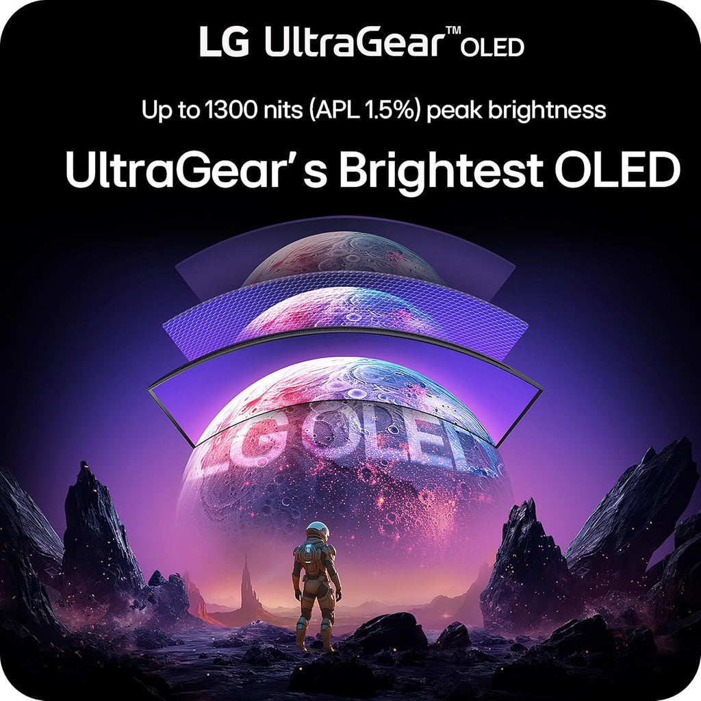 LG 34GX900A-B 34-Inch Ultragear WQHD (3440 x 1440) OLED Curved Gaming Monitor, 240Hz, 0.03ms, NVIDIA G-Sync, VESA DisplayHDR True Black 400, HDMI 2.1, DisplayPort, USB Type-C PD 65W, Black