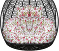 ZTGL 2 Persons Hammock Swing Chair Cushion, Double Egg Chair Pads Luxury Outdoor Patio Wicker Loveseat Hanging Swing Egg Chairs for Patio Backyard Balcony,M,1 pc 110x150cm