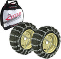 The ROP Shop Pair of 2 Link Tire Chains & Tensioners 26x11x12 for Snow Blowers, Lawn & Garden Tractors, Mowers & Riders, UTV, ATV, 4-Wheelers, Utility Vehicles