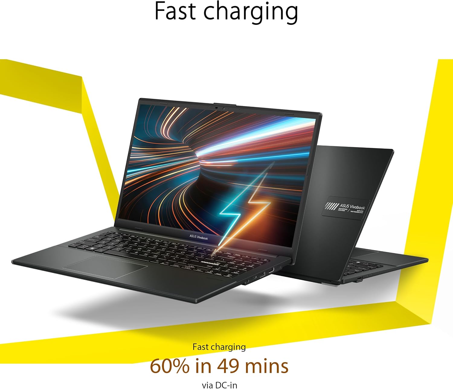 ASUS Vivobook Go 15 15.6' FHD 60Hz Laptop with Intel Processor N150, Intel UHD Graphics, 8GB RAM, 128GB SSD, Mixed Black