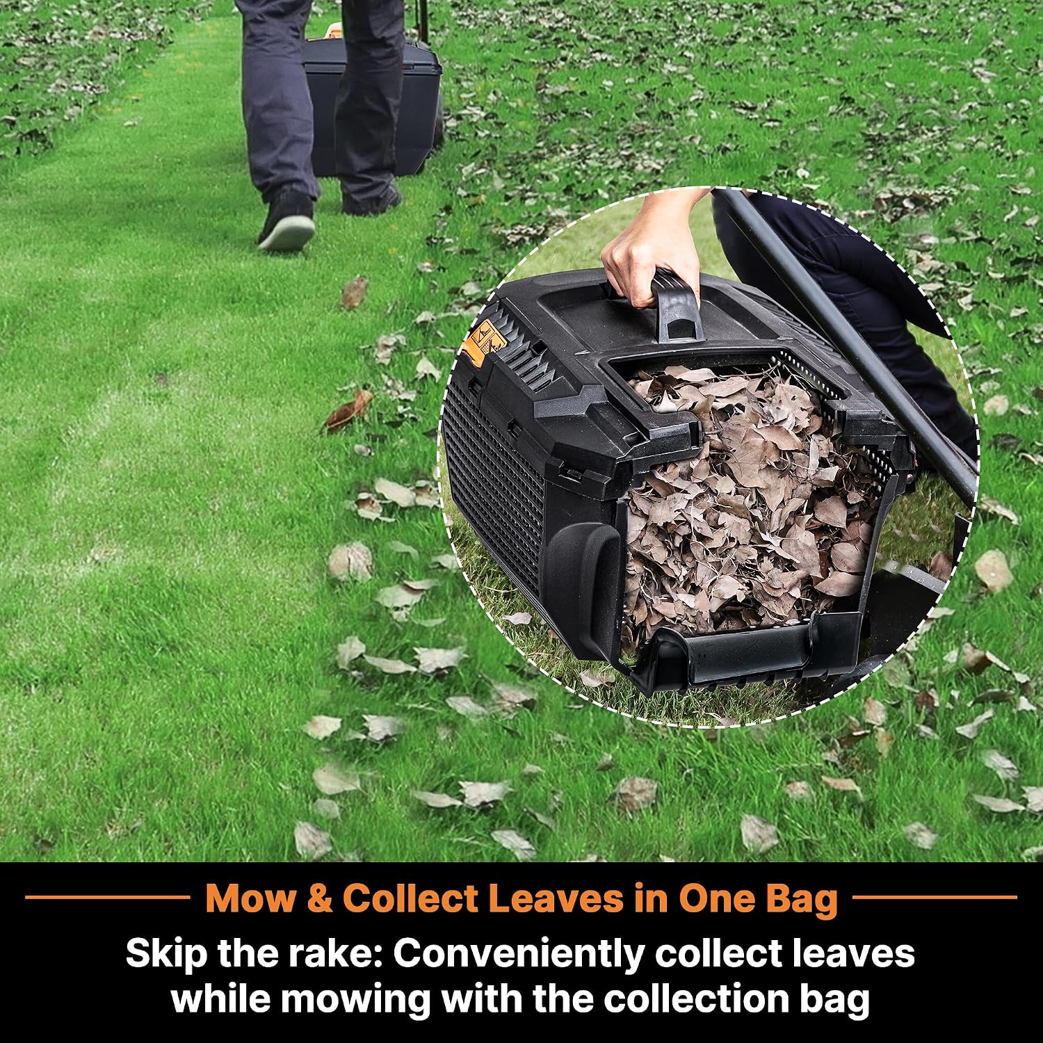 LawnMaster 24VMWBL 24V Max 13-inch Cordless Lawn Mower and Cordless Leaf Blower Combo with 2x4.0Ah Batteries and Charger