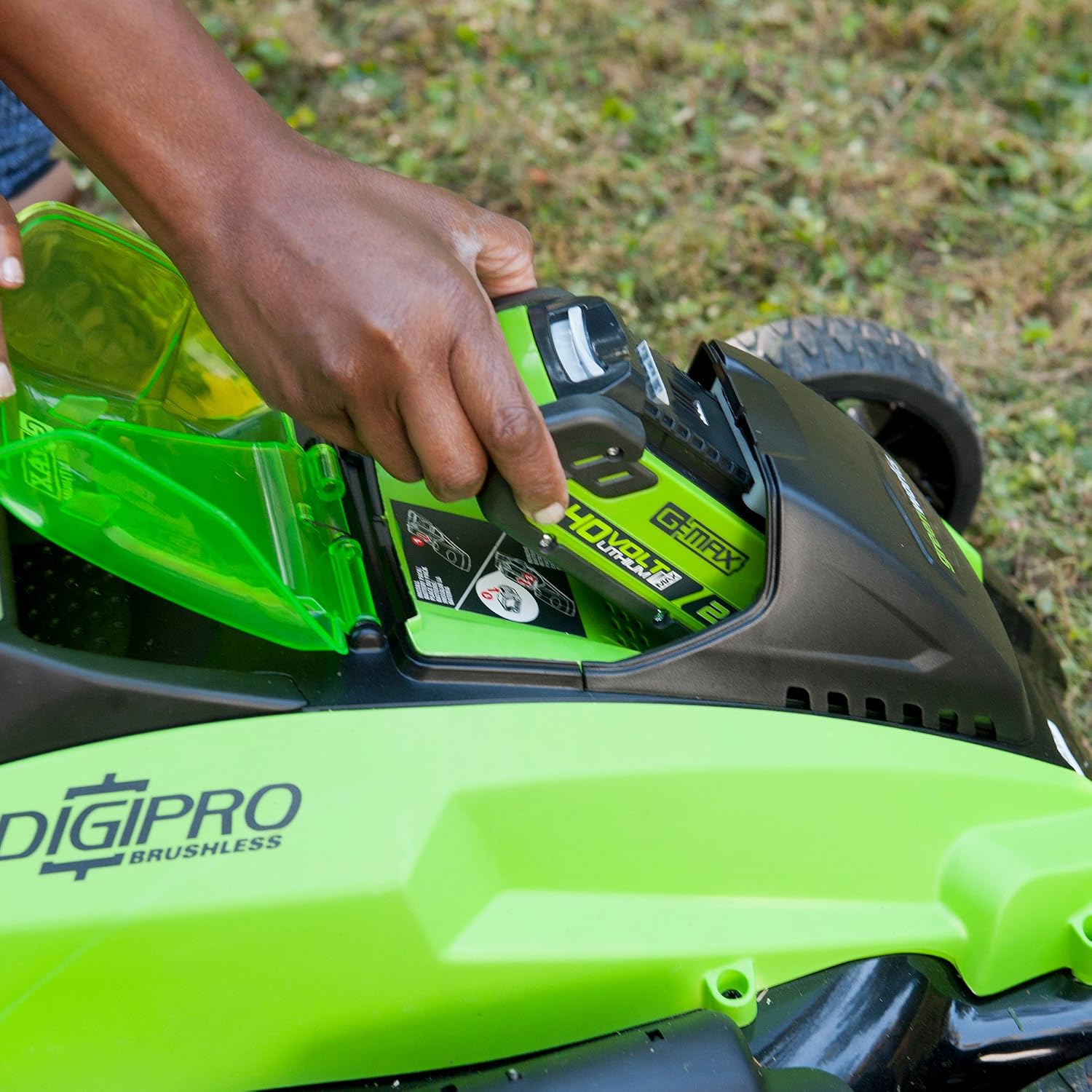 Greenworks 40V 19inch Cordless Lawn Mower, Battery Not Included 2501302