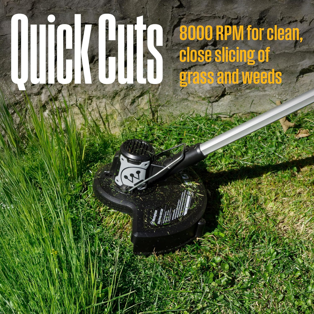 Westinghouse 20V 2-in-1 Cordless String Trimmer and Edger, 12 Inch Cutting Path with 2.0Ah Battery and Charger