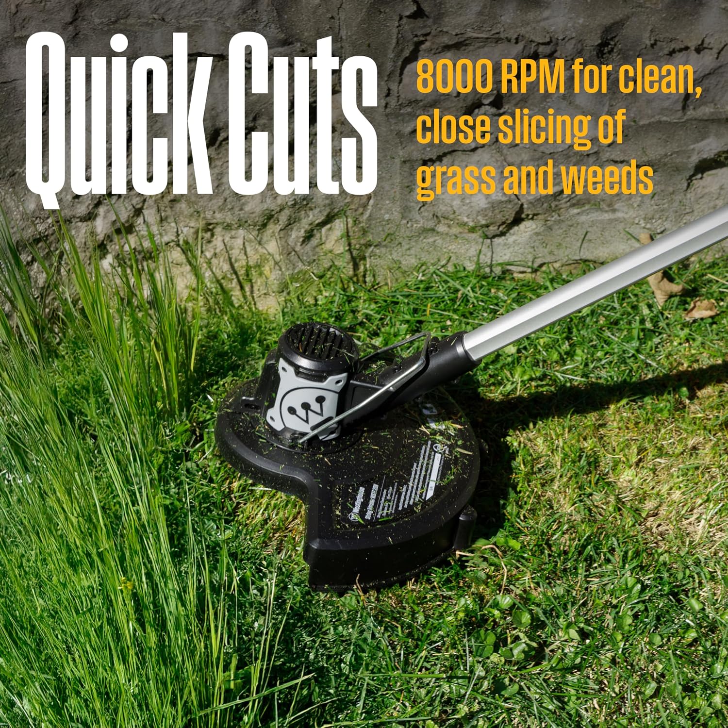 Westinghouse 20V 2-in-1 Cordless String Trimmer and Edger, 12 Inch Cutting Path with 2.0Ah Battery and Charger
