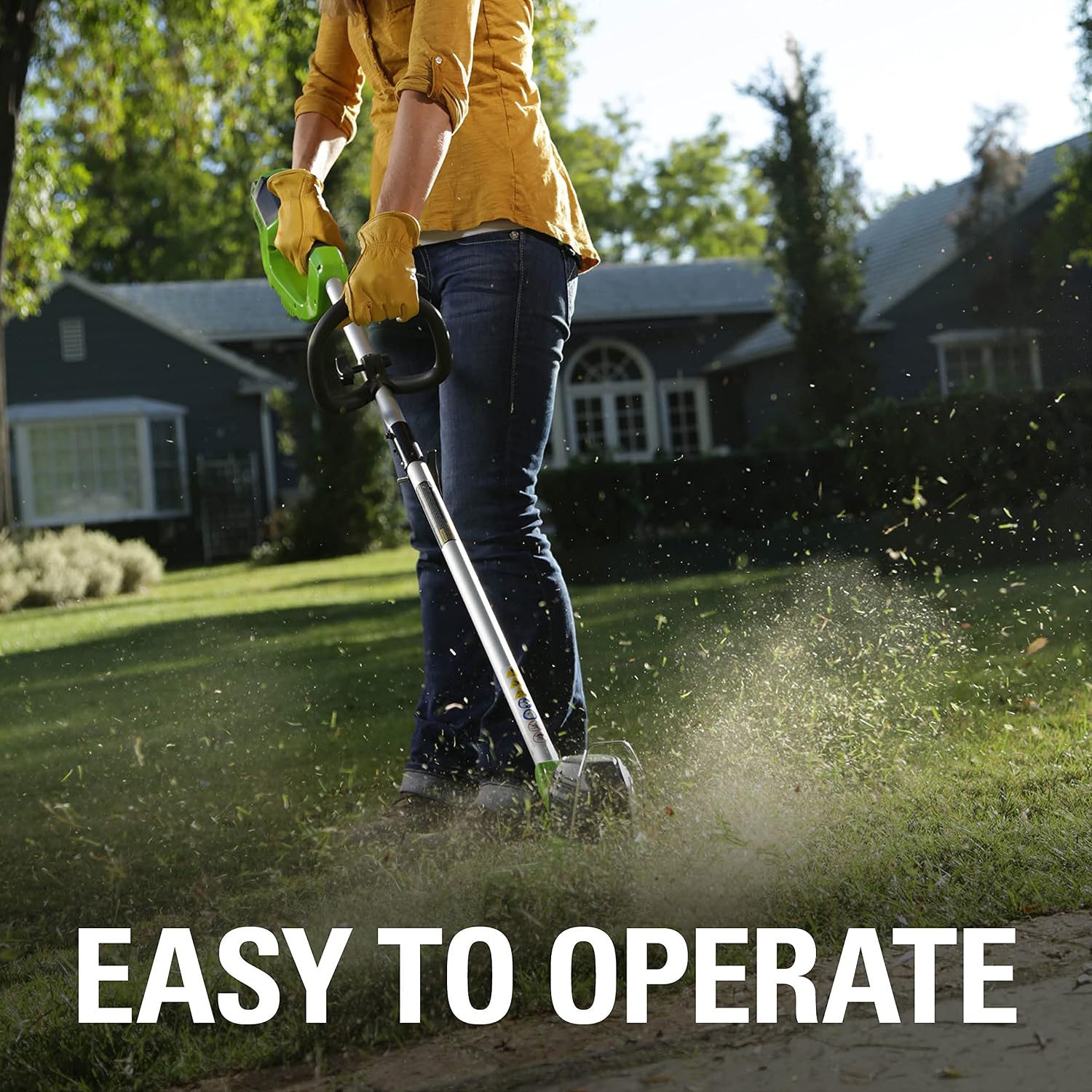 Greenworks 40V 12' Cordless String Trimmer, 0.065' Dual Line with Auto Feed, Variable Speed, Lightweight Weed Eater, 3-Year Warranty