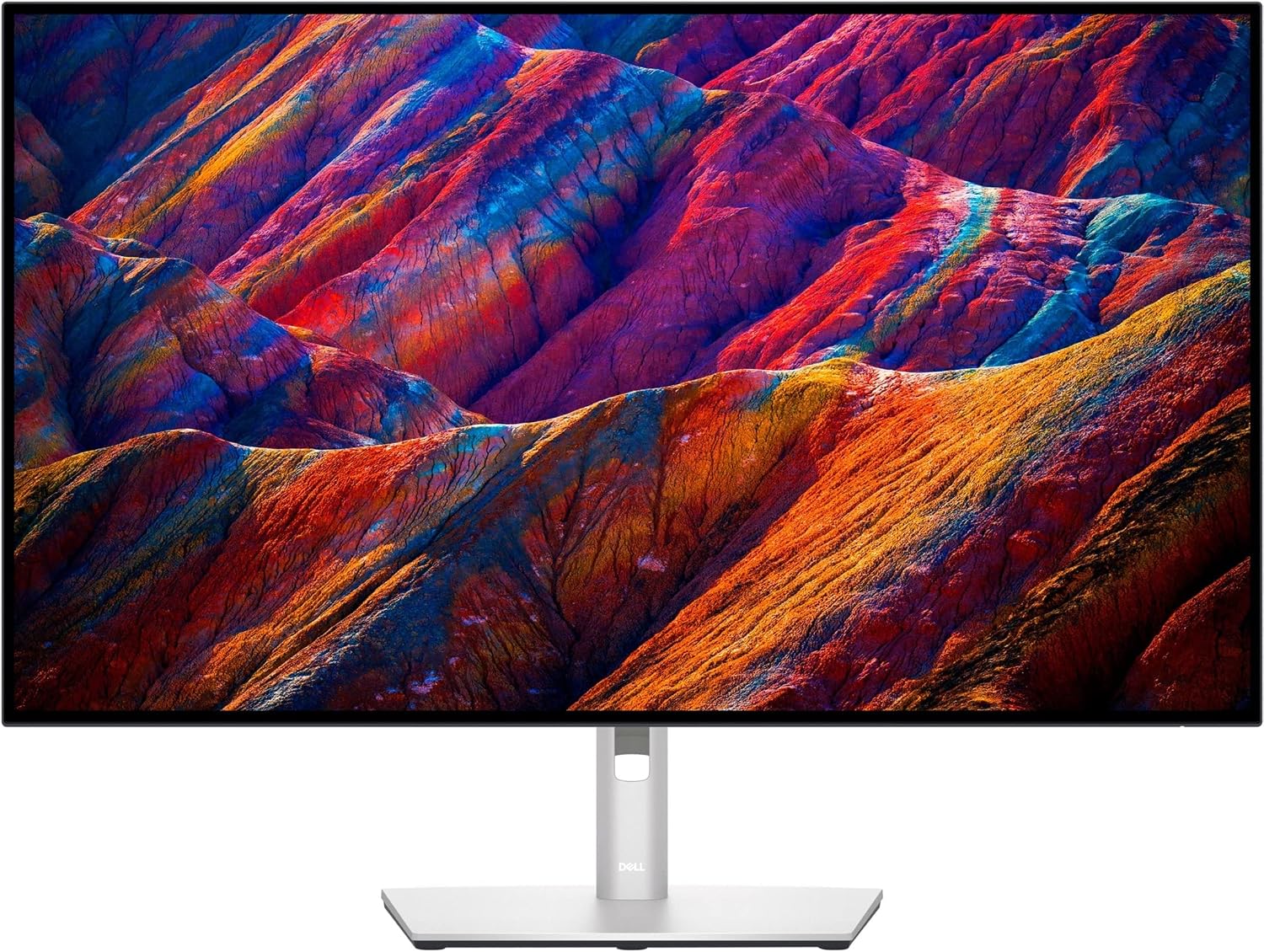Dell UltraSharp U3223QE 31.5' 4K UHD WLED LCD Monitor - 16:9 - Black, Silver