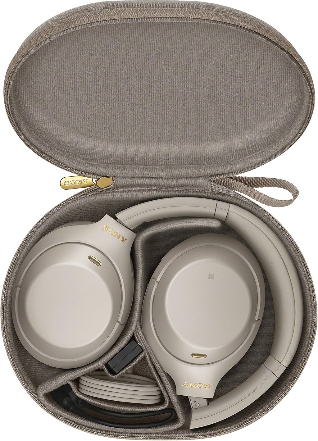Sony WH-1000XM4 Wireless Industry Leading Noise Canceling Overhead Headphones with Mic for Phone-Call and Alexa Voice Control, Silver (Renewed)