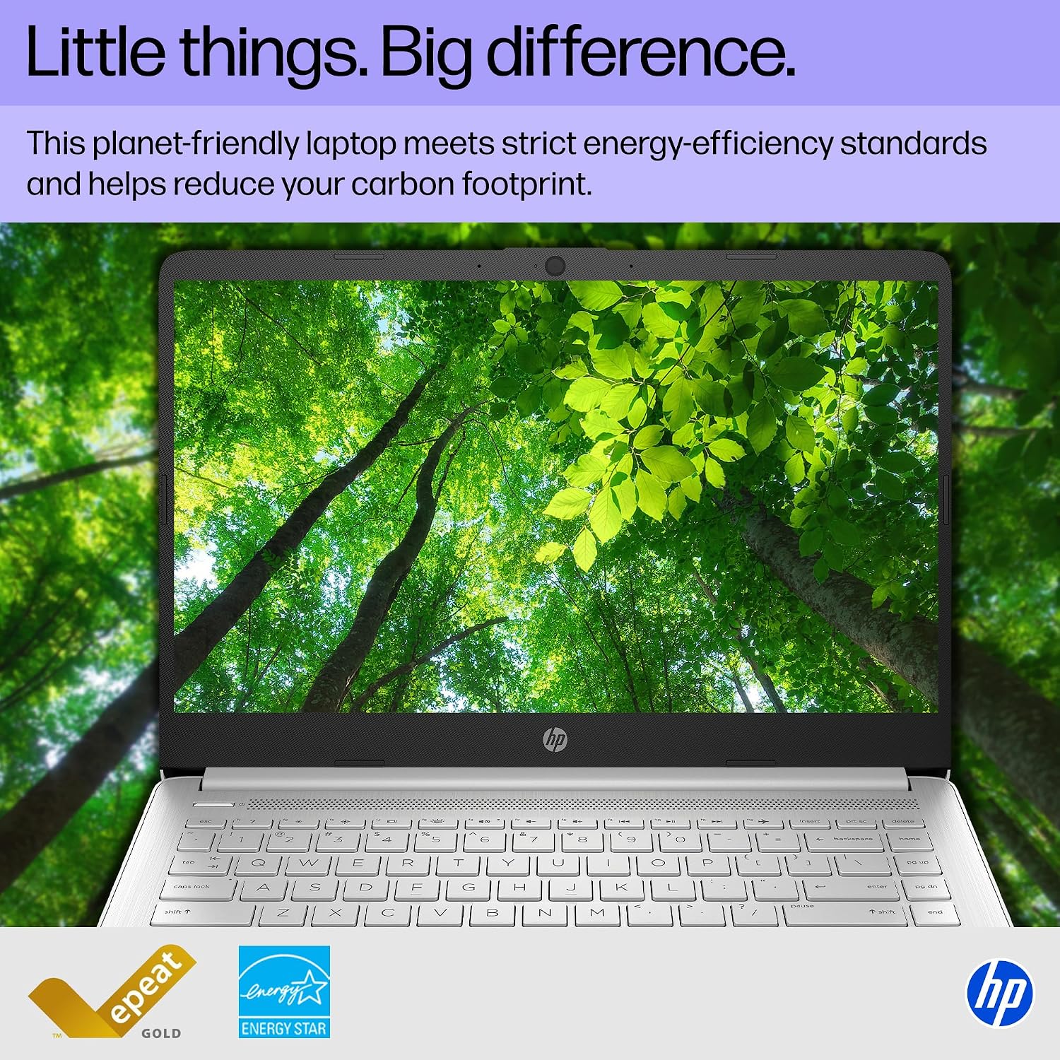 HP 14 inch Laptop, HD Touchscreen Display, Intel Celeron N4500, 4 GB RAM, 64 GB eMMC, Intel UHD Graphics, Windows 11 Home in S Mode, Natural Silver, 14-dq3550nr