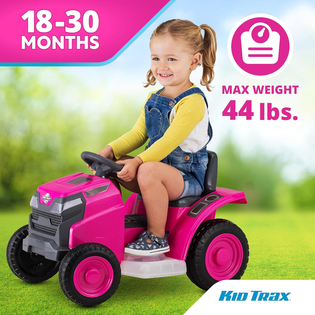 Kid Trax 6V Mow and Go Ride On Lawn Mower - Electric Cars for Kids, Toddler Outdoor Toys, Toddler Car, Kids Ride On Toys, Easy Drive, Durable, Ages 18-30 Months, Max Weight 44 lbs. 1.5 MPH