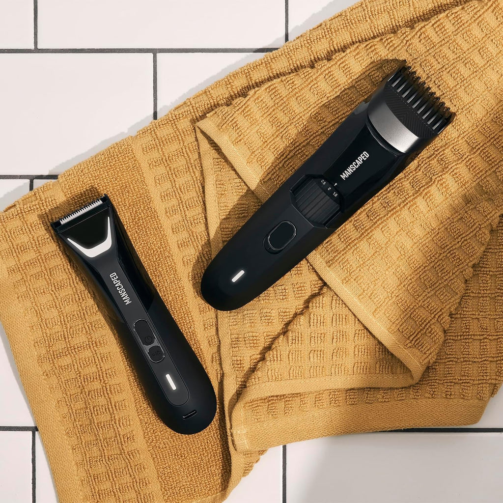 MANSCAPED® The Beard & Body Bundle 5.0 Contains: The Beard Hedger® Premium Precision Trimmer and The Lawn Mower® 5.0 Ultra Electric Groin & Body Hair Trimmer