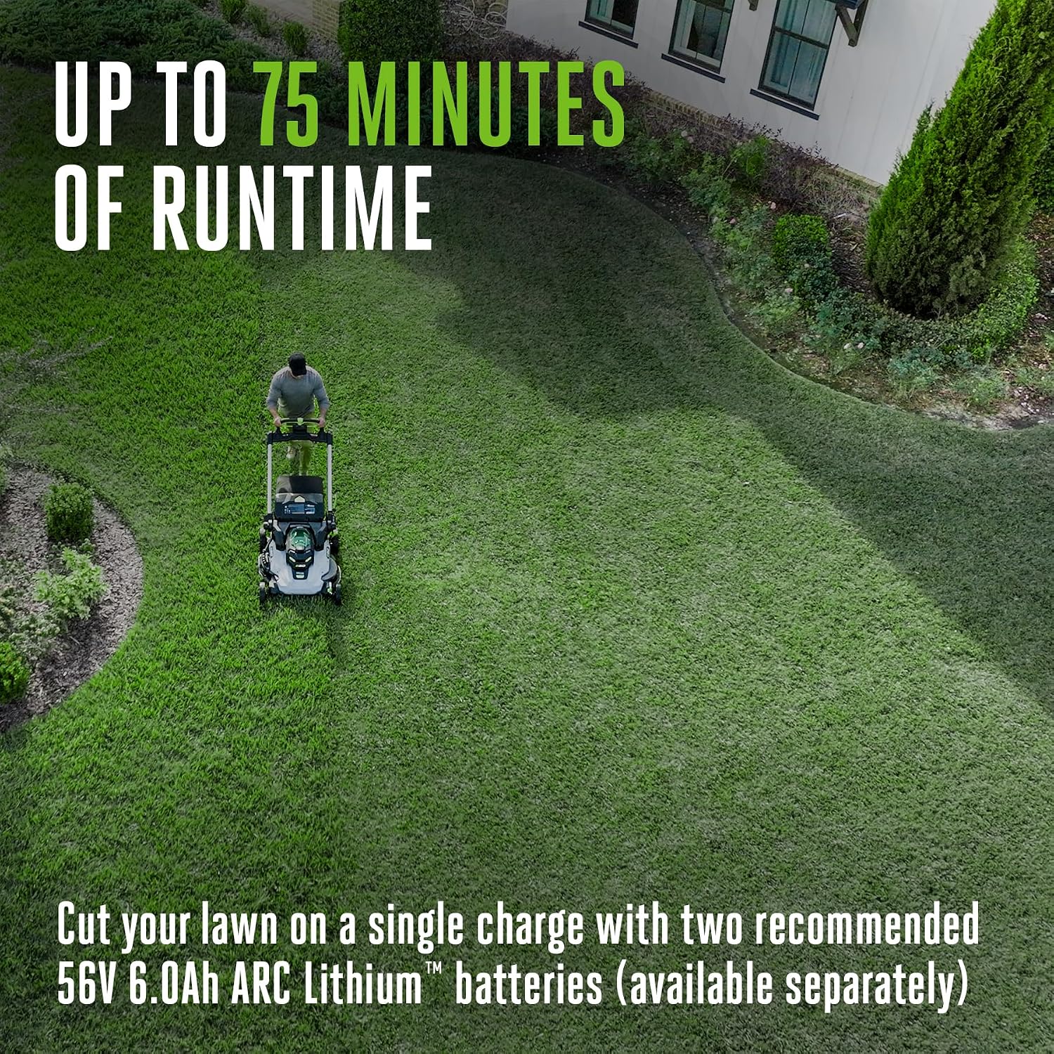 EGO Power+ Electric Lawn Mower, Self-Propelled Cordless with 30' Super Composite Deck, Battery and Charger Not Included - LM3000SP