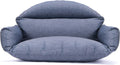 LeisureMod 2-Person Hanging Egg Chair Cushion, Quick-Drying Fabric with Soft Cotton Filling, Weather-Resistant Outdoor Seat Cushion, Machine Washable, Charcoal