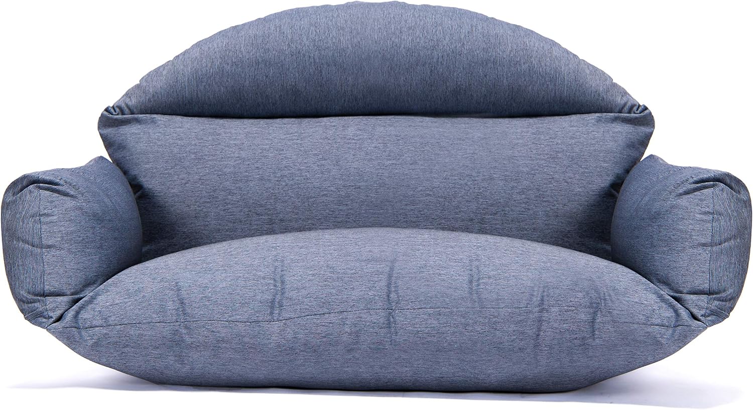 LeisureMod 2-Person Hanging Egg Chair Cushion, Quick-Drying Fabric with Soft Cotton Filling, Weather-Resistant Outdoor Seat Cushion, Machine Washable, Charcoal