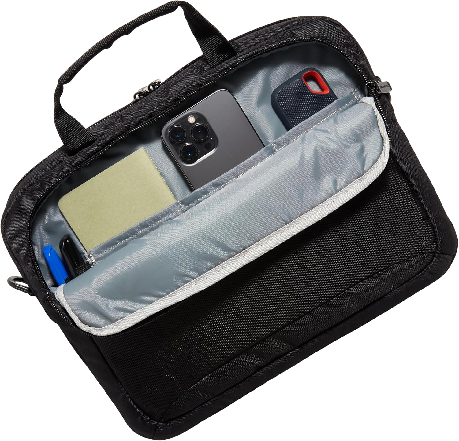 Amazon Basics Laptop Carrying Case, Black | 14 inch, Shoulder Strap, 24-pack