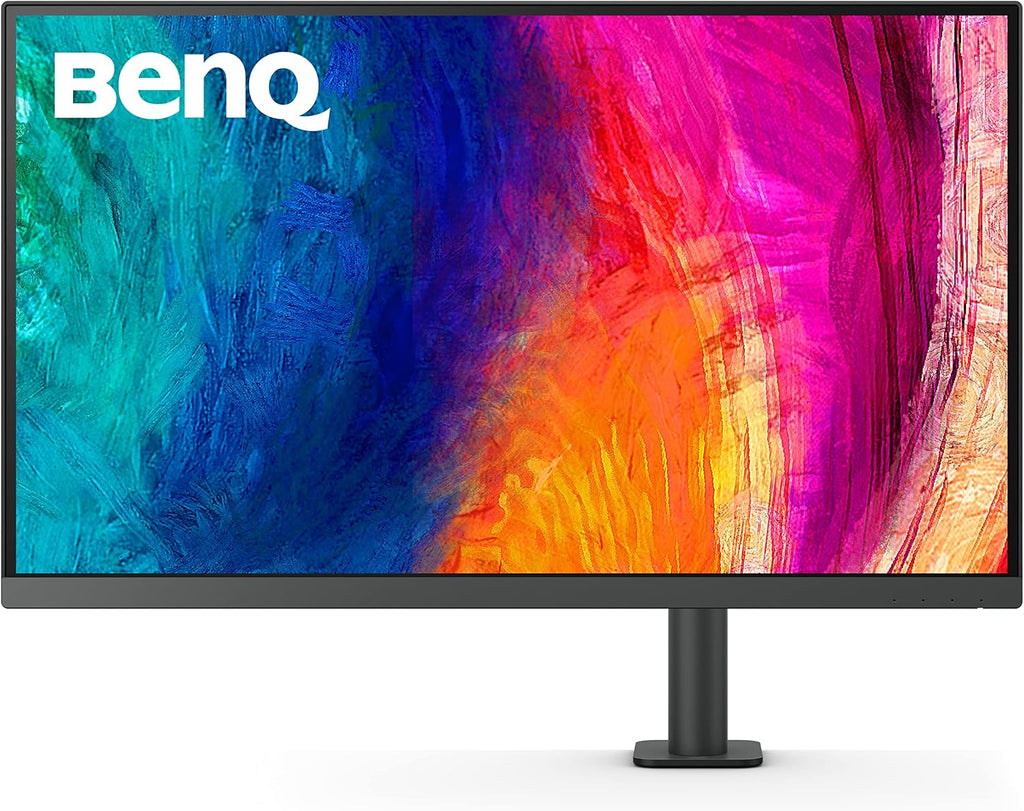 BenQ PD3205UA AQCOLOR 32' 4K UHD Ergo Arm Mac-Ready Monitor, 99% Rec.709 & sRGB, IPS, Built-in Ergo Mount, ICCSync, Uniformity, Delta E≤3, Factory-Calibrated, Pantone, USB-Hub, USB-C (90W)