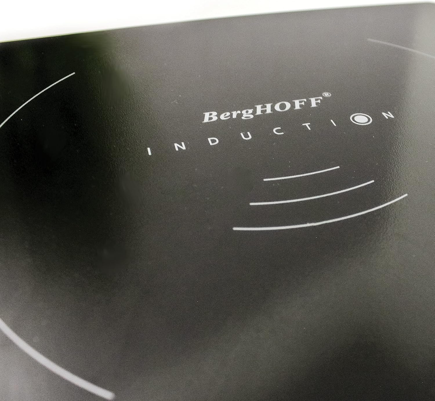 BergHOFF Tronic Tempered Glass Touch Screen Induction Cooktop 1800W, Auto-pan Detection, 14' Black Shatter-resistant