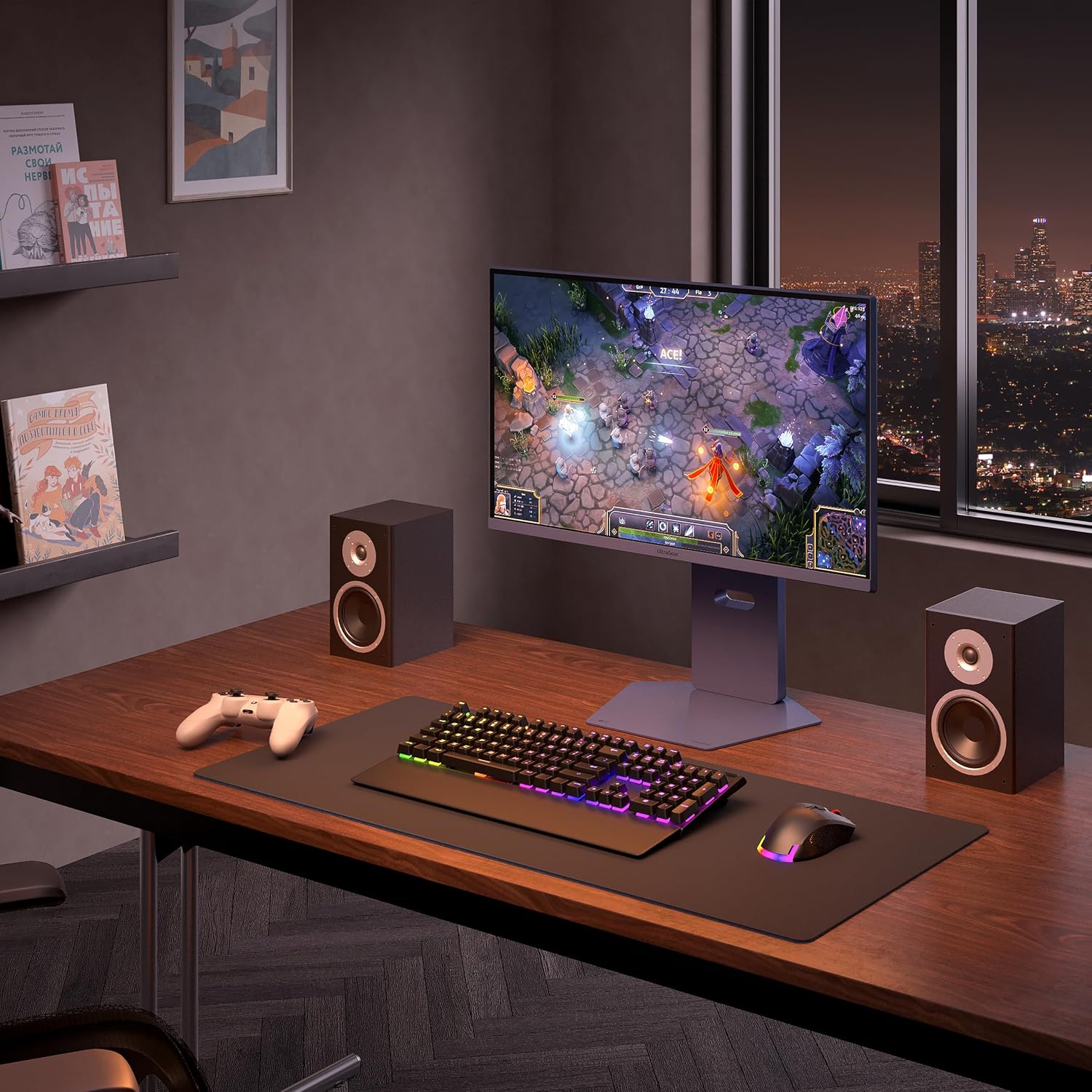 LG 27G850A-B 27-inch Ultragear 4K UHD (3840 x 2160) IPS Gaming Monitor, Dual-Mode 240Hz, 1ms, NVIDIA G-Sync Compatible, AMD FreeSync Premium Pro, VESA DisplayHDR 600, HDMI, DisplayPort 2.1, Black