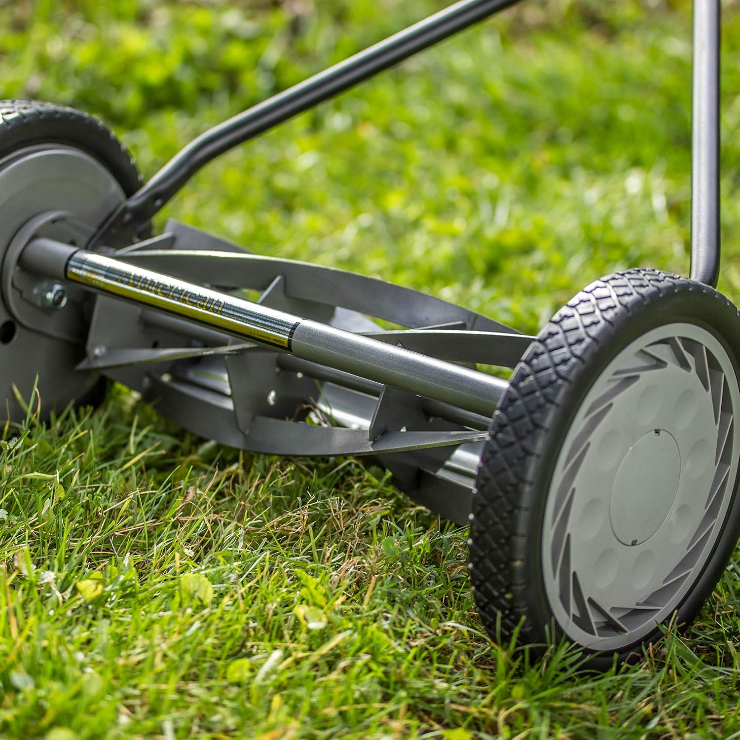 American Lawn Mower Company 1415-16 16-Inch 5-Blade Push Reel Lawn Mower, 5-Blade, Gray