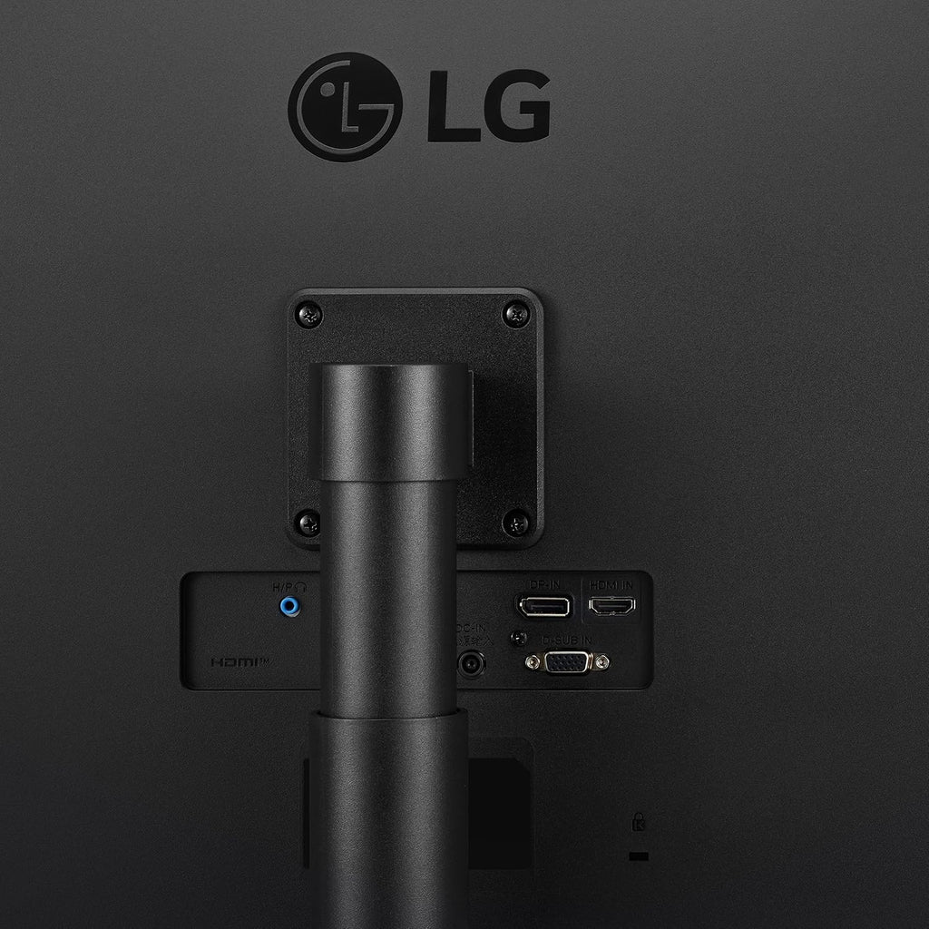 LG FHD (1920 x 1080) 27 Inch Computer Monitor, IPS, AMD FreeSync, 3-Side Borderless Design, Tilt/Height Adjustable Stand, 75Hz, 5ms, OnScreen Control, HDMI, DisplayPort, D-Sub, 27MP450-B, Black