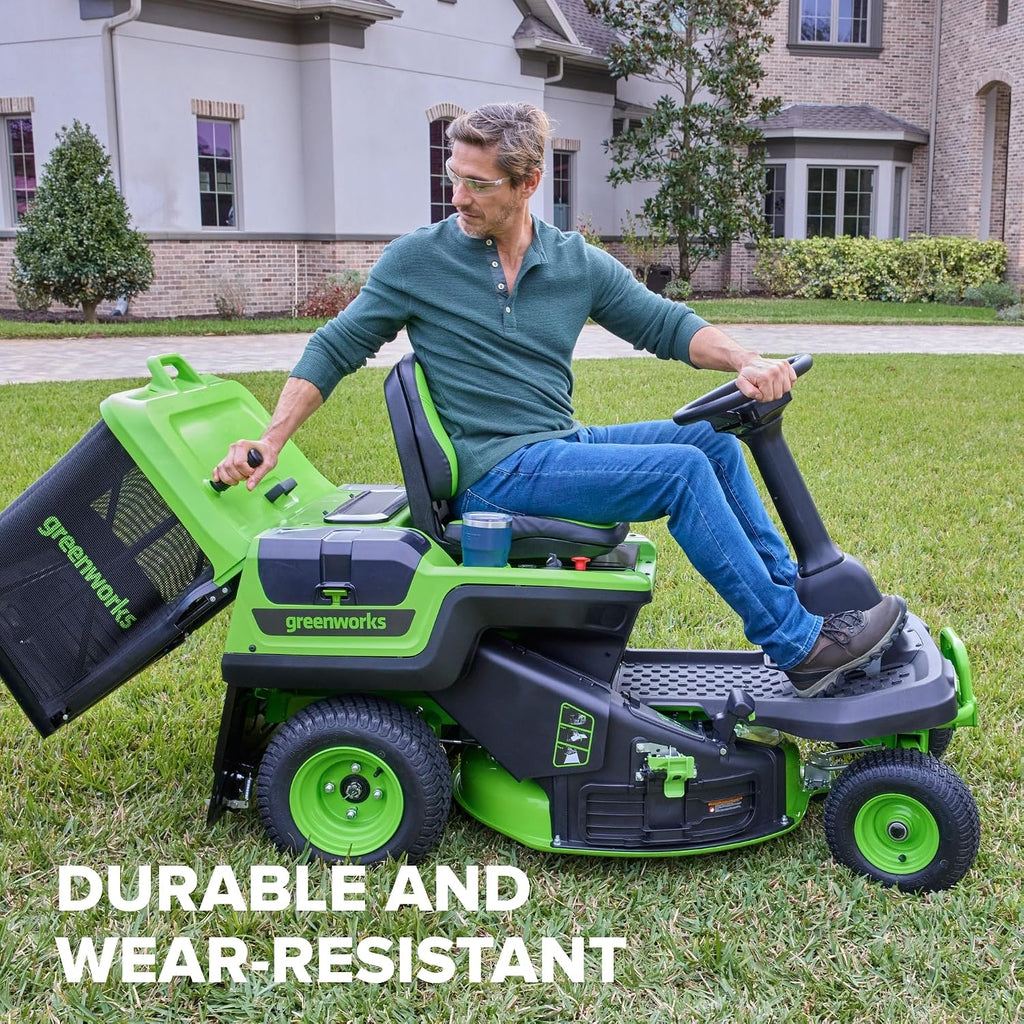 Greenworks 30' Riding Mower Bagging Kit, Efficient Grass Collection